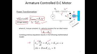 Modeling of Electromechanical Systems  Lecture 07 [upl. by Intyre]