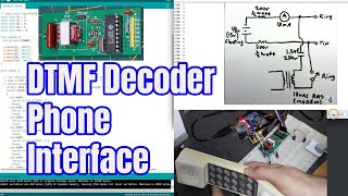 MT8870 DTMF Decoder with Phone Line Interface [upl. by Ttekcirc]