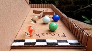 How To Make Marble Race from Cardboard [upl. by Berck91]