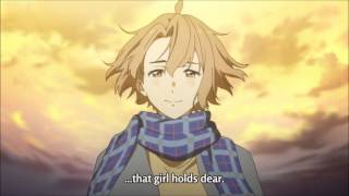 Anime Highlights  Kyoukai no kanata quotIll be therequot Movie Sequel ending scene [upl. by Charry]