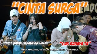 CINTA SURGA  NABILA MAHARANI FT TRISUAKA amp ZIDAN FT YAYA LIVE PENDOPO LAWAS [upl. by Eahsan455]