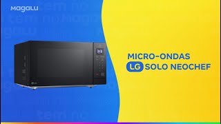 Microondas LG 30L Preto Solo NeoChef MS3033DSAFBKGLGZ [upl. by Dayle]