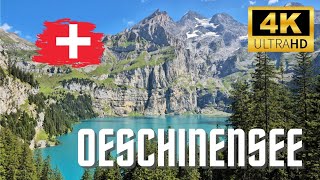 TOP Alpine Wonders 4K OESCHINENSEE Walking Tour  Swiss Alps Adventure [upl. by Nicola841]