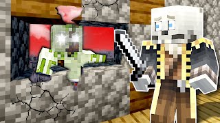 ZOMBIES ARE BREAKING IN  Minecraft Zombie Apocalypse [upl. by Nayt]