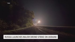 Russia launches major missile and drone attack targeting Ukraines infrastructure [upl. by Camila]