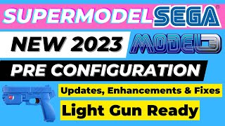 Sega Model 3 Emulator  Updated Setup Guide amp Pre Configuration for 2023  Supermodel [upl. by Schiffman]