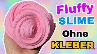 Fluffy Slime OHNE KLEBER selber machen klappt 100ig 💋 I MissNice [upl. by Sansone]