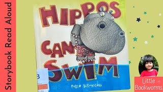 Hippos Can Swim  Funny Animals Story for Kids  Read Aloud [upl. by Oswald]