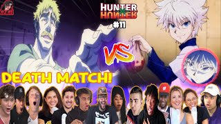 quotKILLUA ELIMINATES JONESquot Hunter x Hunter Episode 11 REACTION MASHUP [upl. by Euqimod]