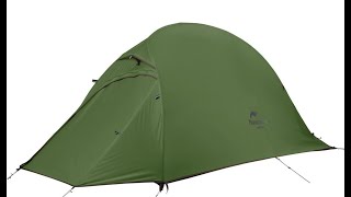 1 man tents for backpacking Naturehike Cloud up 1 person Liteweight tent [upl. by Lilllie431]