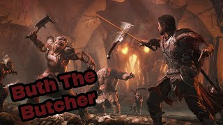 Buth the Butcher Orc Fight Pits Shadow of War Gameplay [upl. by Enerual663]