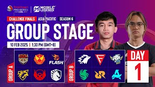 🔴 EN AP Mobile Legends Bang Bang  Snapdragon Mobile Challenge Finals Group Stage  S6  Day 1 [upl. by Vinni474]