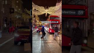 Beautiful Christmas Lights 🇬🇧❤️ london travel walkinglondon londonwalk christmas [upl. by Dicky]