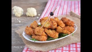 Frittelle di Cavolfiore  Ricette che Passione [upl. by Stanfield]