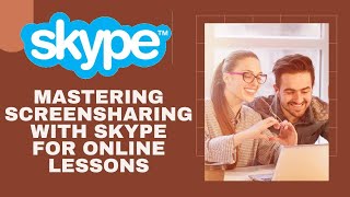 Teaching online with SKYPE How to Screenshare [upl. by Seilenna]