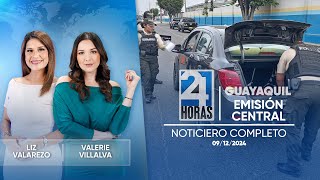 Noticiero de Guayaquil Emisión Central 09122024 [upl. by Marcelline]