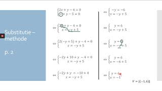 Stelsels oplossen substitutiemethode [upl. by Eimmis636]