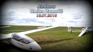 Gmina Zamość AirShow 2016  lotnisko we wsi Mokre [upl. by Berkeley]