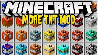 Minecraft MORE TNT MOD Mod Showcase [upl. by Blackmore185]