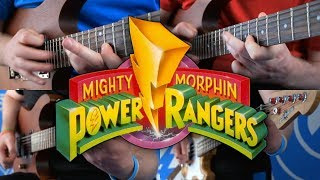 Mighty Morphin Power Rangers Theme on Guitar [upl. by Refynnej]