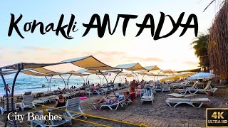 Konakli 🇹🇷 Perfect sea and highquality hotels🌴 alanya holiday urlaub turkey turkei 4k 60fps [upl. by Yrmac]