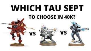 Which Tau Empire Sept to Choose in Warhammer 40k 9th Edition Lore and Strength [upl. by Shawna]