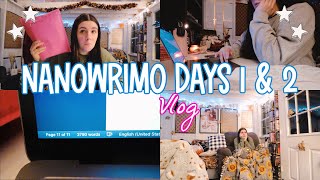 NANOWRIMO VLOG DAYS 1 amp 2  NaNoWriMo 2021 Writing Vlog [upl. by Leff45]