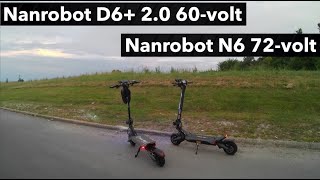 Nanrobot N6 72v And D6 20 60v Quick Ride Highspeed Cruising Downtown [upl. by Ruhtracm]