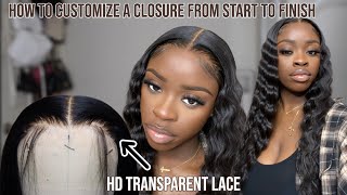 Detailed How To Pluck A 5x5 Closure Wig Beginner Friendly  Crimps amp Install ft Alipearl Hair [upl. by Sneed426]