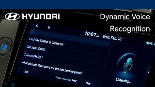 Dynamic Voice Recognition  Hyundai [upl. by Zorine637]