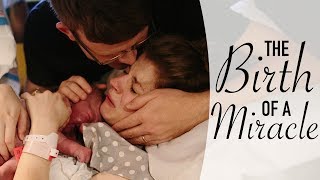 THE BIRTH OF A MIRACLE  Live birth video [upl. by Hussein]