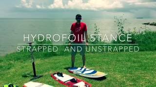 Hydrofoiling Stance and Getting Up on a Hydrofoil [upl. by Audri]