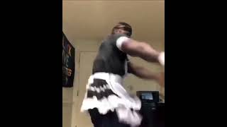 Black Guy Dancing In Maid Outfit [upl. by Duster]