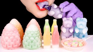 WAX BOTTLE CANDY ASMR FROZEN WAX CANDY HONEY JELLY MUKBANG ASMR NIK L NIP WAX BOTTLE CANDY ASMR [upl. by Chipman]