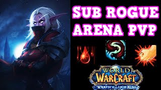 Subtlety Rogue PvP 2500  WotLK WoW [upl. by Sirronal]