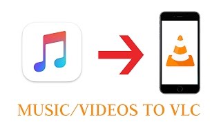 How to transfer musicvideos from computer to iPhone VLC Player App 2017 [upl. by Barthol]