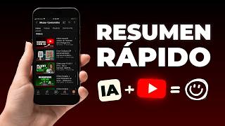 Cómo RESUMIR videos de YouTube con IA GRATIS y sin limites [upl. by Ydal]