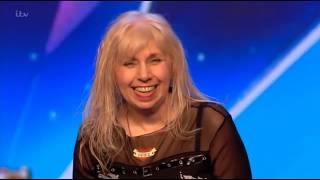 Jenny Darren a 68 years old Lady sings Highway to Hell at Britains Got Talent 2018 [upl. by Hildy131]