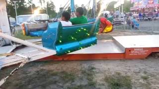 Sizzler  On Ride POV  Gambill Amusements Carnival  June 10 2016 [upl. by Homerus]