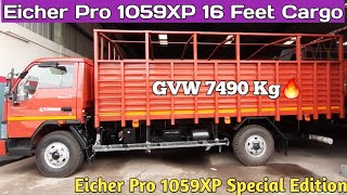 Eicher Pro 1059XP 16 Feet Cargo Body HSD Special Edition  Full Detail Review  Highlight Features [upl. by Hendon191]