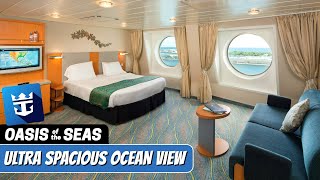 Oasis of the Seas  Ultra Spacious Oceanview Stateroom Tour amp Review 4K  Royal Caribbean Cruise [upl. by Merchant740]