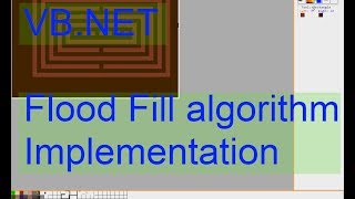 VBNet Flood Fill Algorithm Visualization [upl. by Nuahsal]