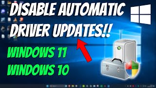 How To Disable Automatic Driver Updates in Windows [upl. by Lessirg52]