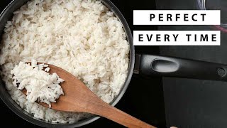 How to Cook Rice on the Stove  Easy Step by Step [upl. by Eornom]