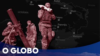 A guerra em três minutos vídeo mostra os confrontos no primeiro ano da invasão à Ucrânia [upl. by Olympias]