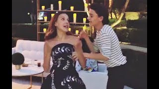 Millie Bobby Brown and Noah Schnapp dancing [upl. by Cesya507]