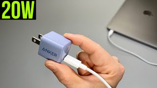 Anker Nano 20W Charges MacBook Pro [upl. by Parker103]