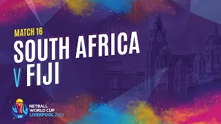 South Africa v Fiji  Match 16  NWC2019 [upl. by Iam649]