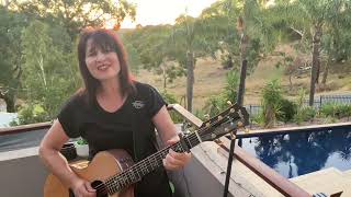 Please Mr Please  Olivia Newton John Acoustic Cover Balcony Session 1 [upl. by Eynttirb829]