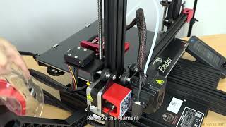 Service Tutorial Ender  3 Max Neo replace the filament [upl. by Griggs689]